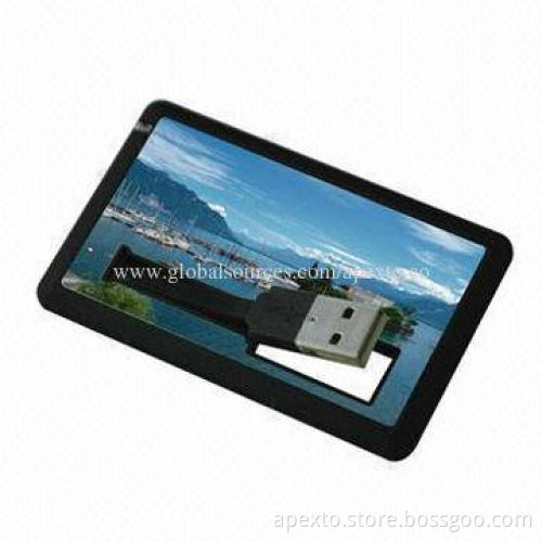 Card USB Flash Drive with High-printing Quality and 512MB to 32GB Memory Capacity